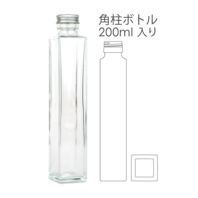 角柱ガラスボトル200ml-y10